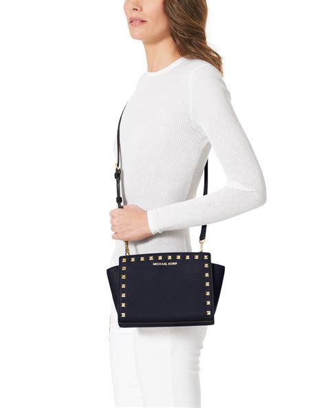 michael kors selma messenger bag large|michael kors selma crossbody.